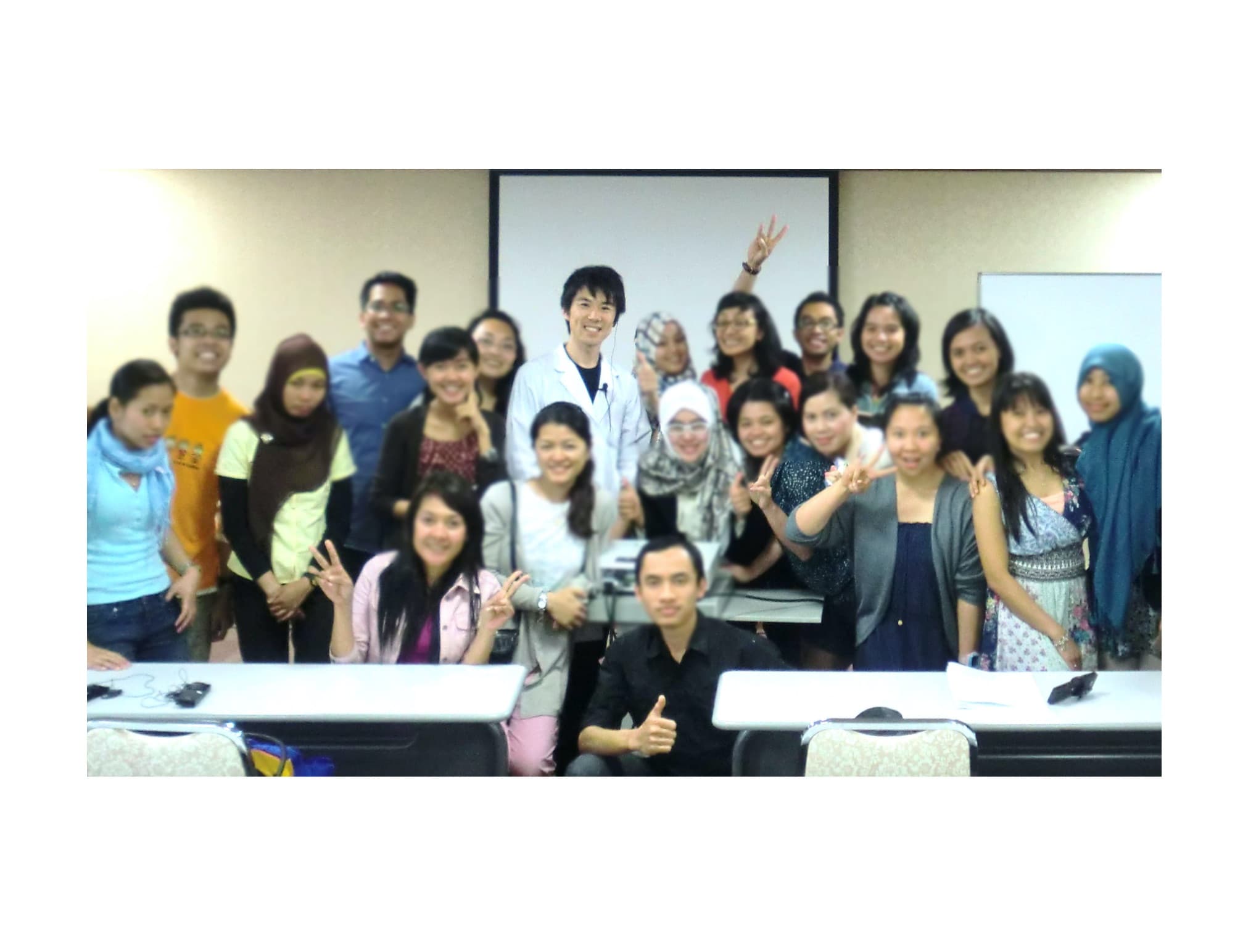 学生と講師の写真